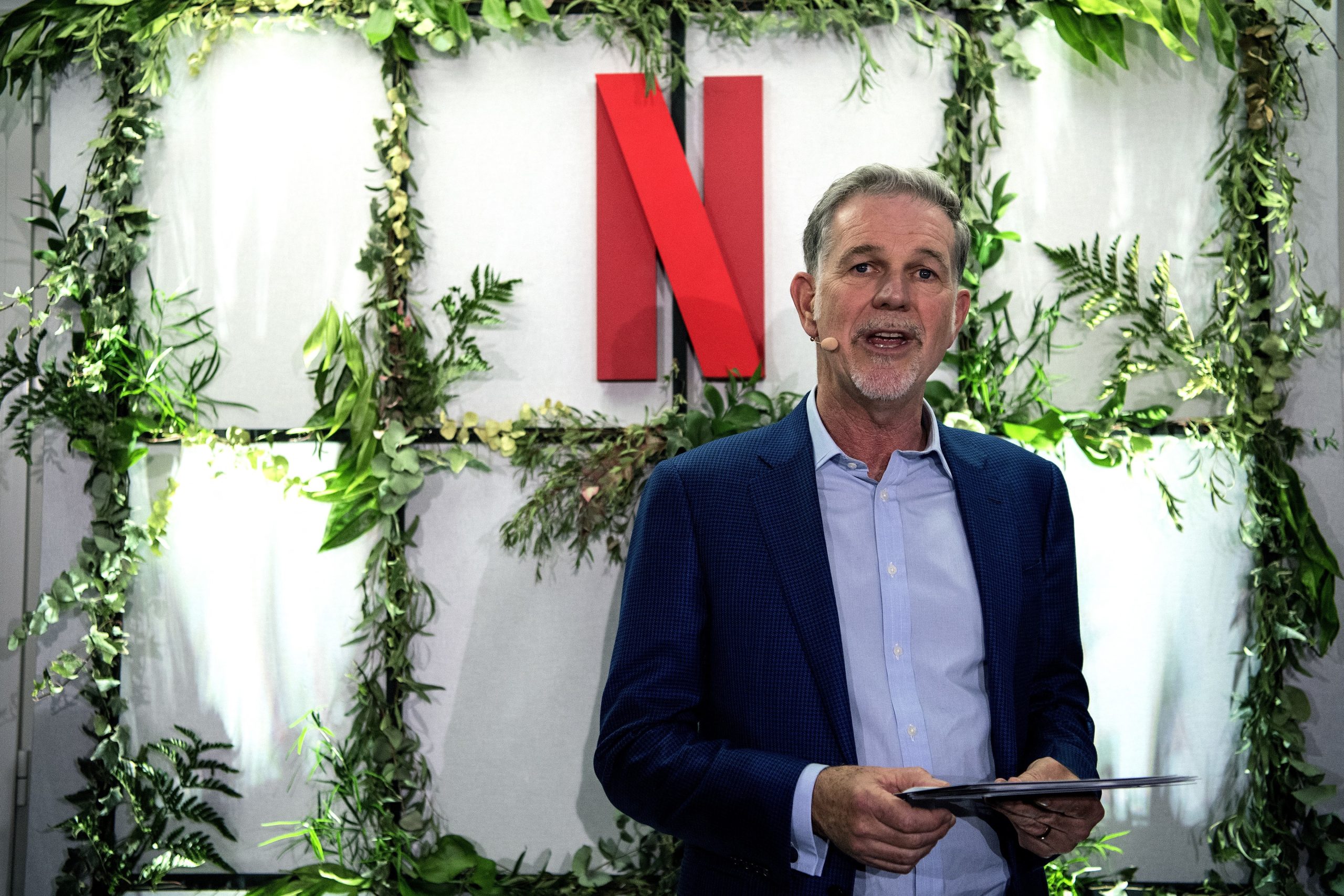 O líder da Netflix saiu de cena