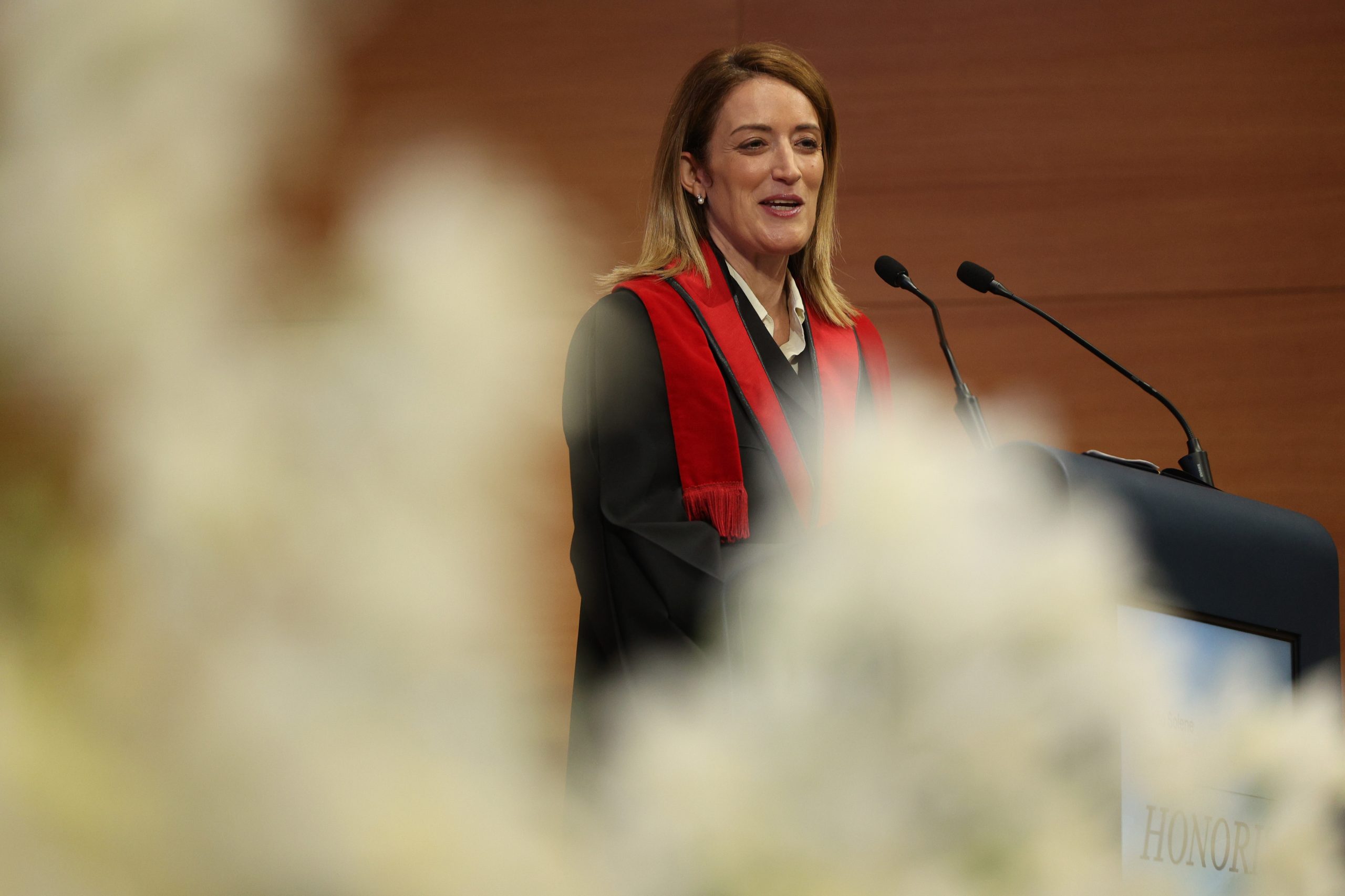 Em Lisboa: Metsola diz que valores europeus estão ameaçados mas Europa está forte