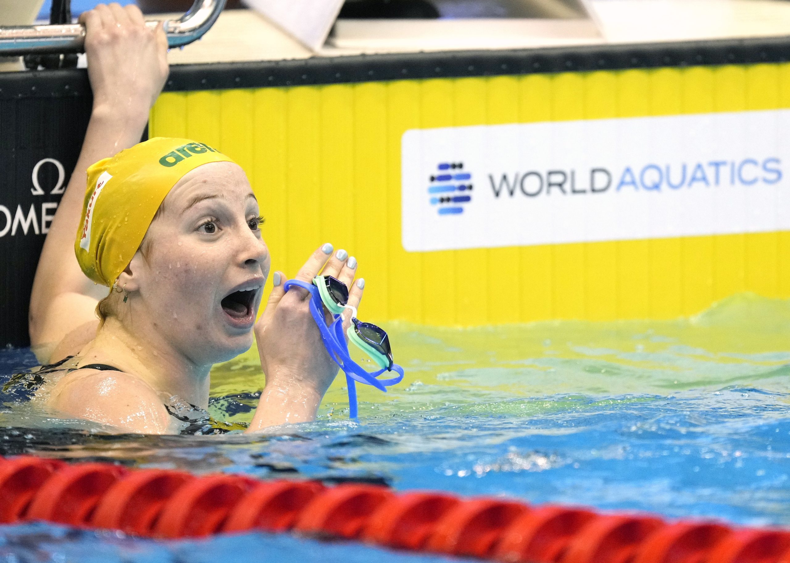 Nadadora Mollie O’Callaghan junta recorde mundial ao ouro nos 200 metros livres