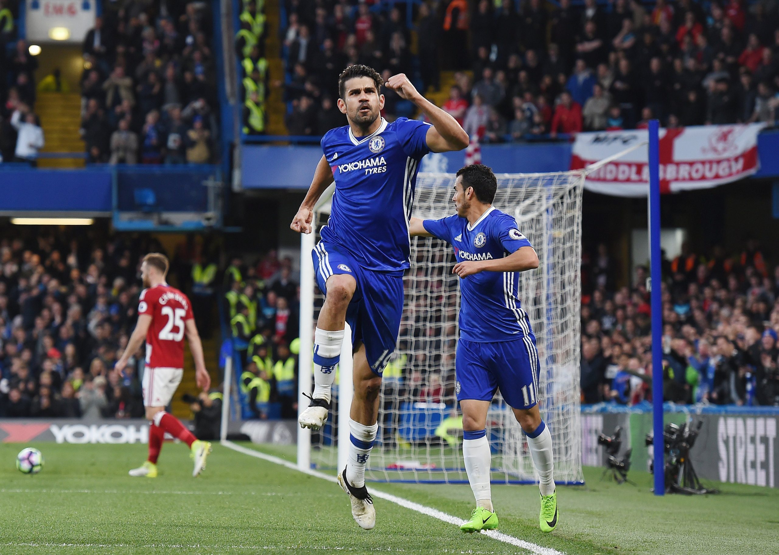 Chelsea atira Middlesbrough para a 2ª divisão e fica a um triunfo do título