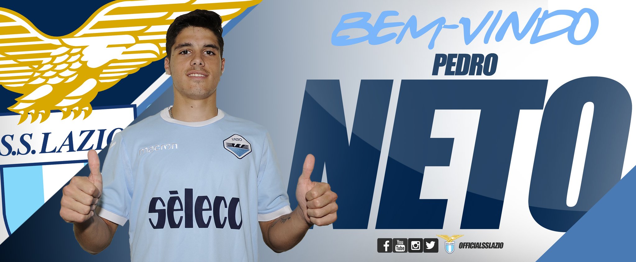 Oficial: Lazio contrata Bruno Jordão e Pedro Neto ao Braga