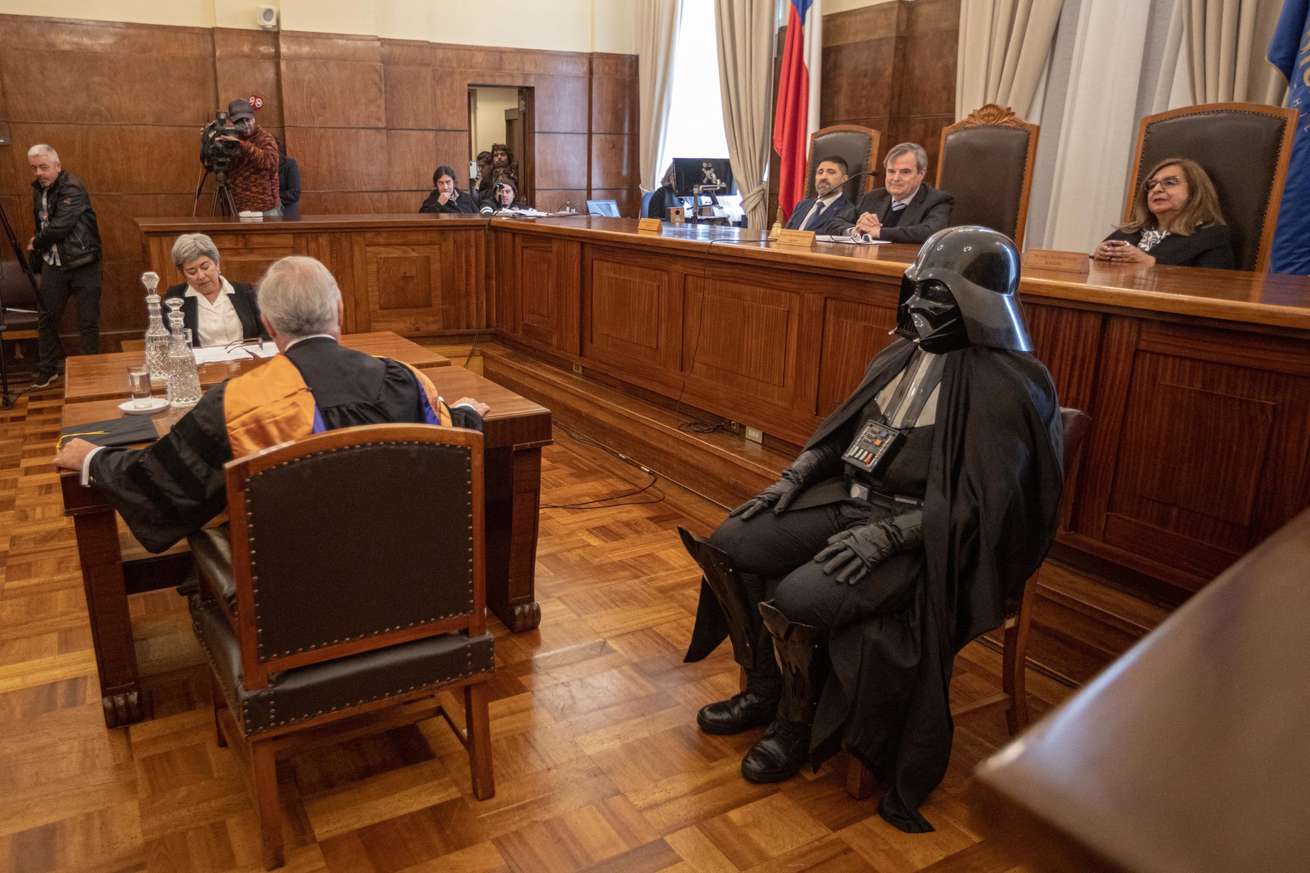 Darth Vader foi “condenado” num tribunal no Chile