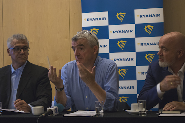 CEO da Ryanair alerta para a possibilidade de greves e critica as exigências dos pilotos