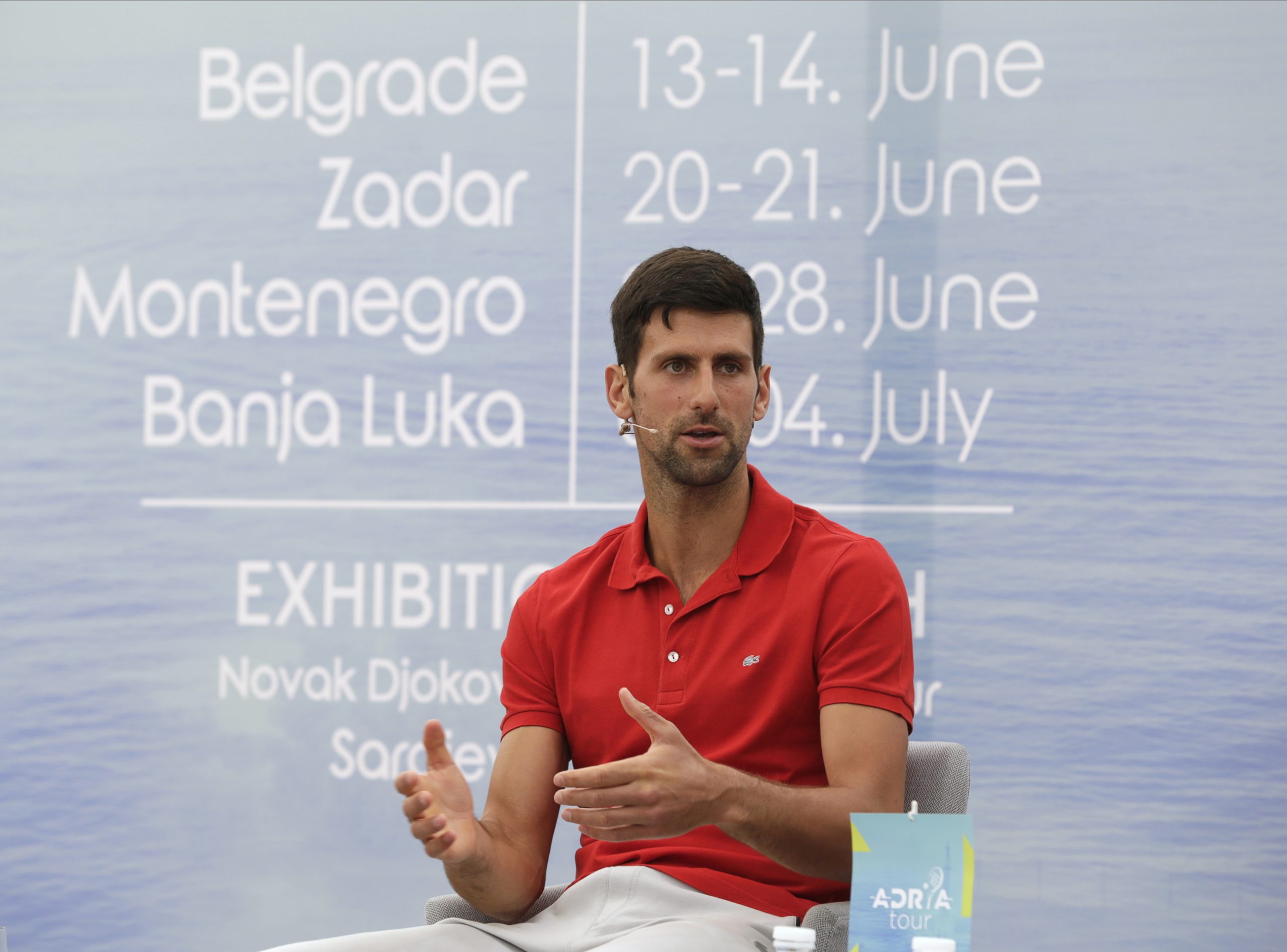 Covid-19: Novak Djokovic com teste negativo